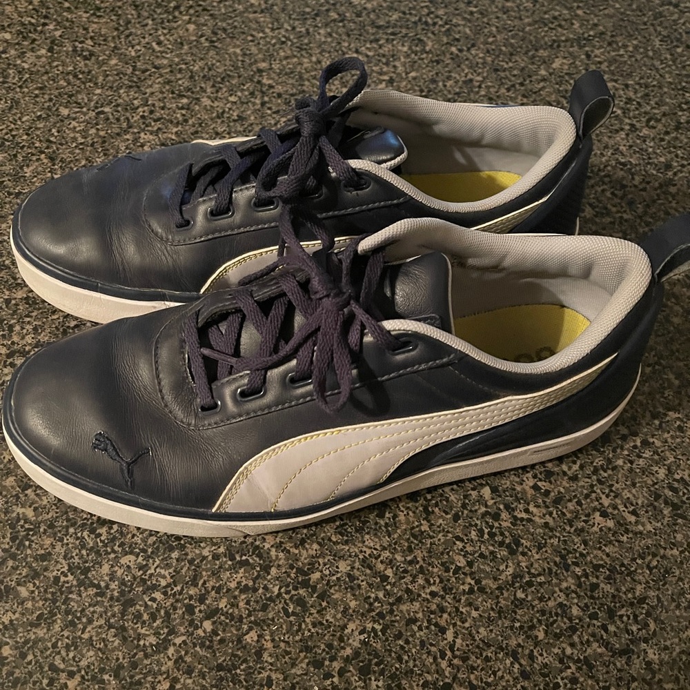 PUMA Mens FAAS Blue Spikeless Golf Shoe Mens Size 9.5 Faas Foam